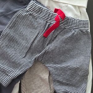 EUC Newborn Baby Pants Lot ×4 Gender Neutral Tones *as Is Condtion*